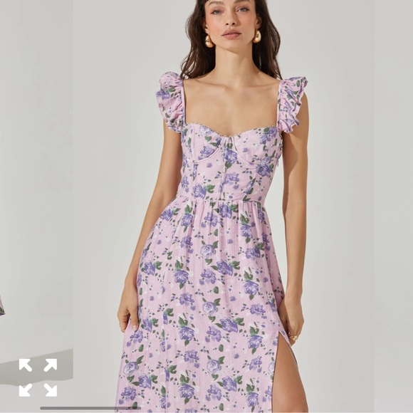 ASTR the label Wedelia Floral Bustier Midi Dress
Floral Purple Sleeveless Dress - Picture 6 of 6